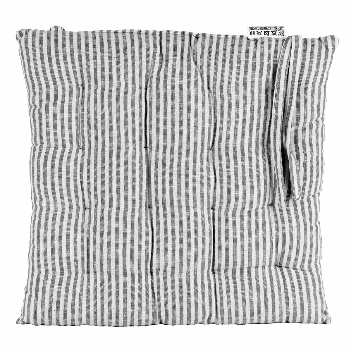 Poduszka Na Krzesło Ogrodowe Do Domu Na Taras 40X40 Cm Czarne