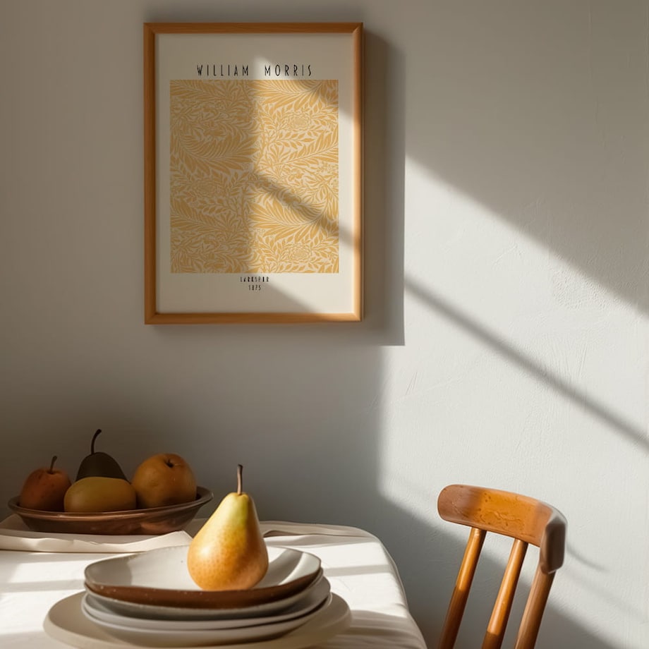 plakat william morris larkspur 21x30