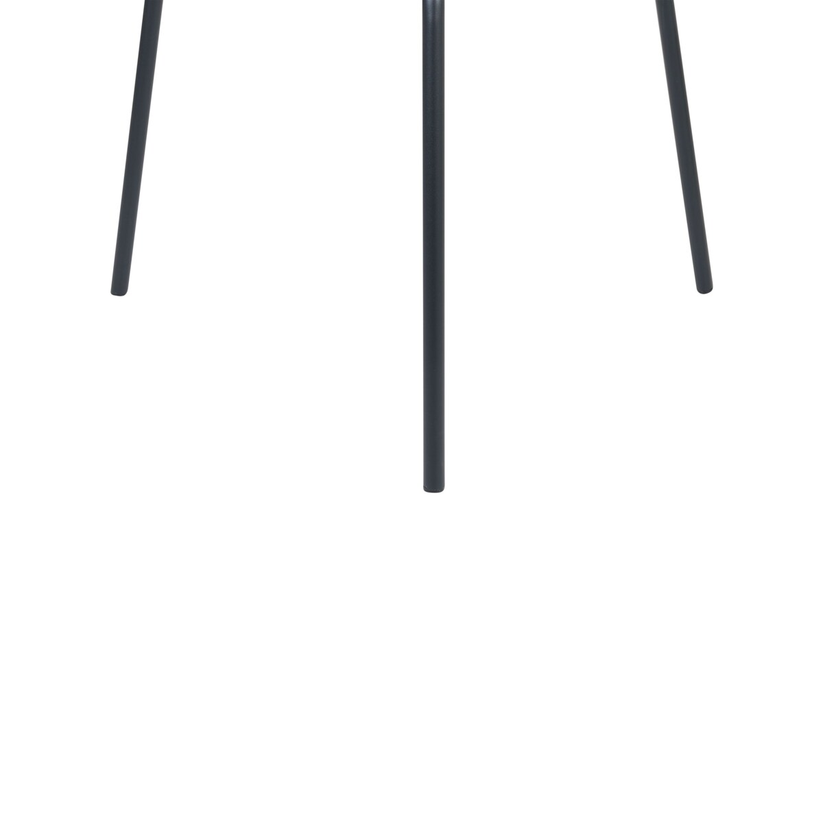 Zestaw 2 krzeseł do jadalni welurowy jasnoszary z czarnym BOONVILLE