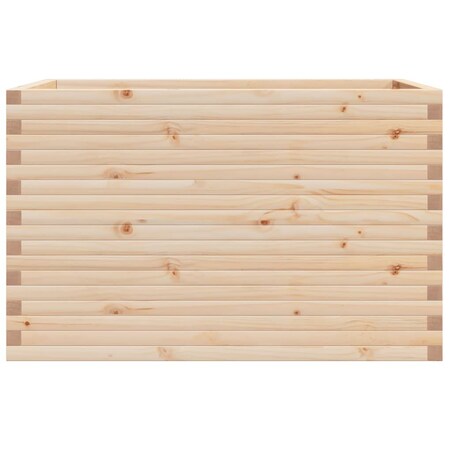 vidaXL Donica ogrodowa, 110x60x68,5 cm, lite drewno sosnowe