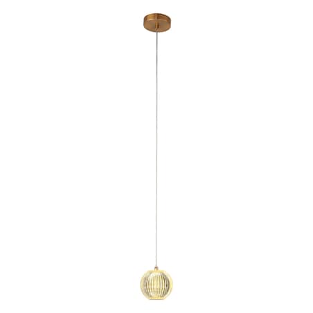 Lampa sufitowa wisząca Light Prestige Brillant złoty LED CCT 3000K/4000K/6000K (regulowana) 1 szt.