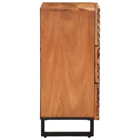 vidaXL Szafka, 60x34x75 cm, lite drewno akacjowe