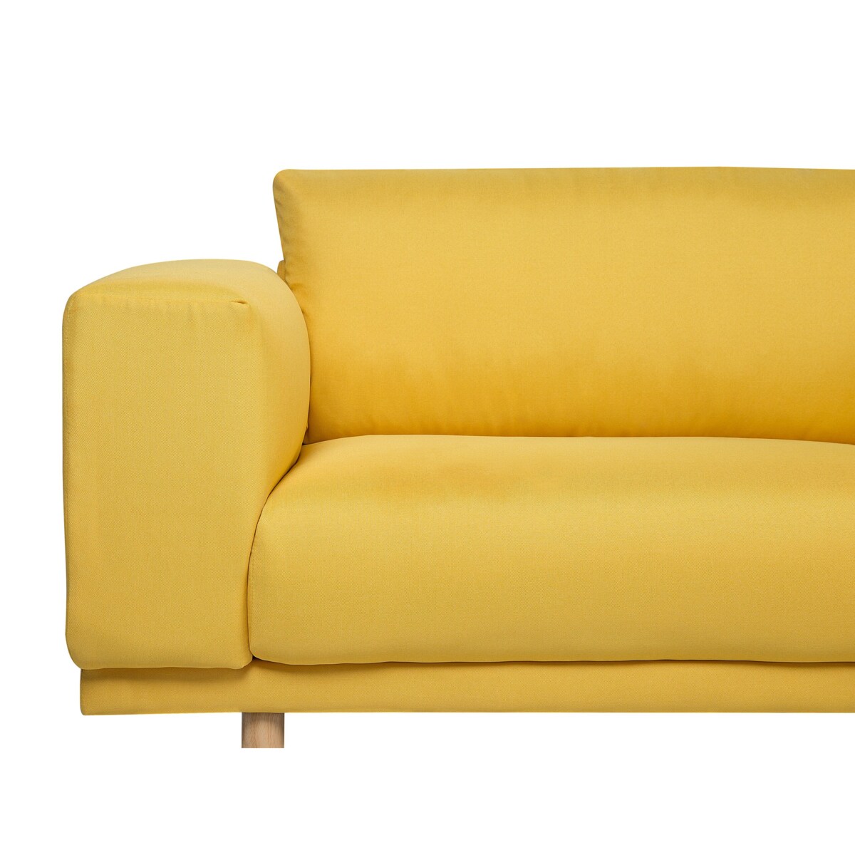 Sofa 3-osobowa żółta NIVALA