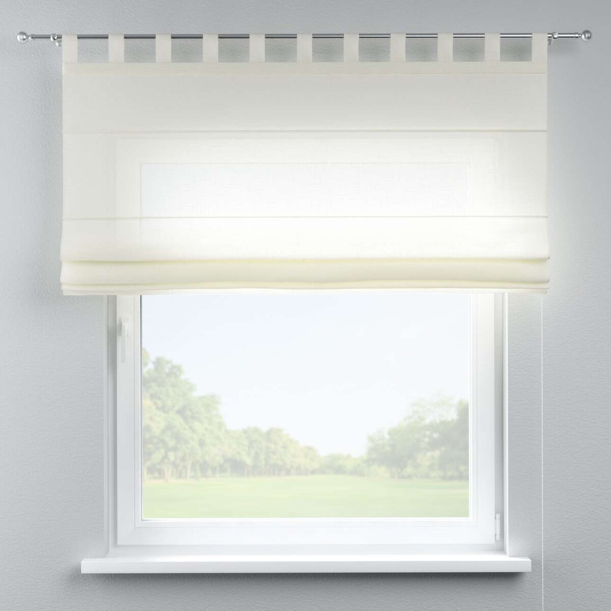 Roleta rzymska Verona 160x170 prześwitujący ecru