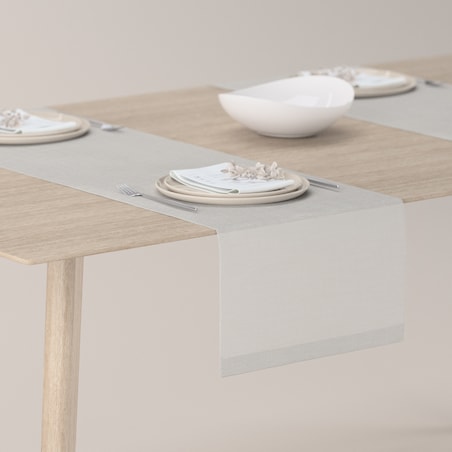 Bieżnik prostokątny 40x130 biały