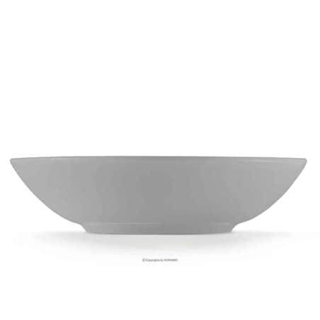 Konsimo LUPIN Talerz głęboki jasny szary, jasny szary