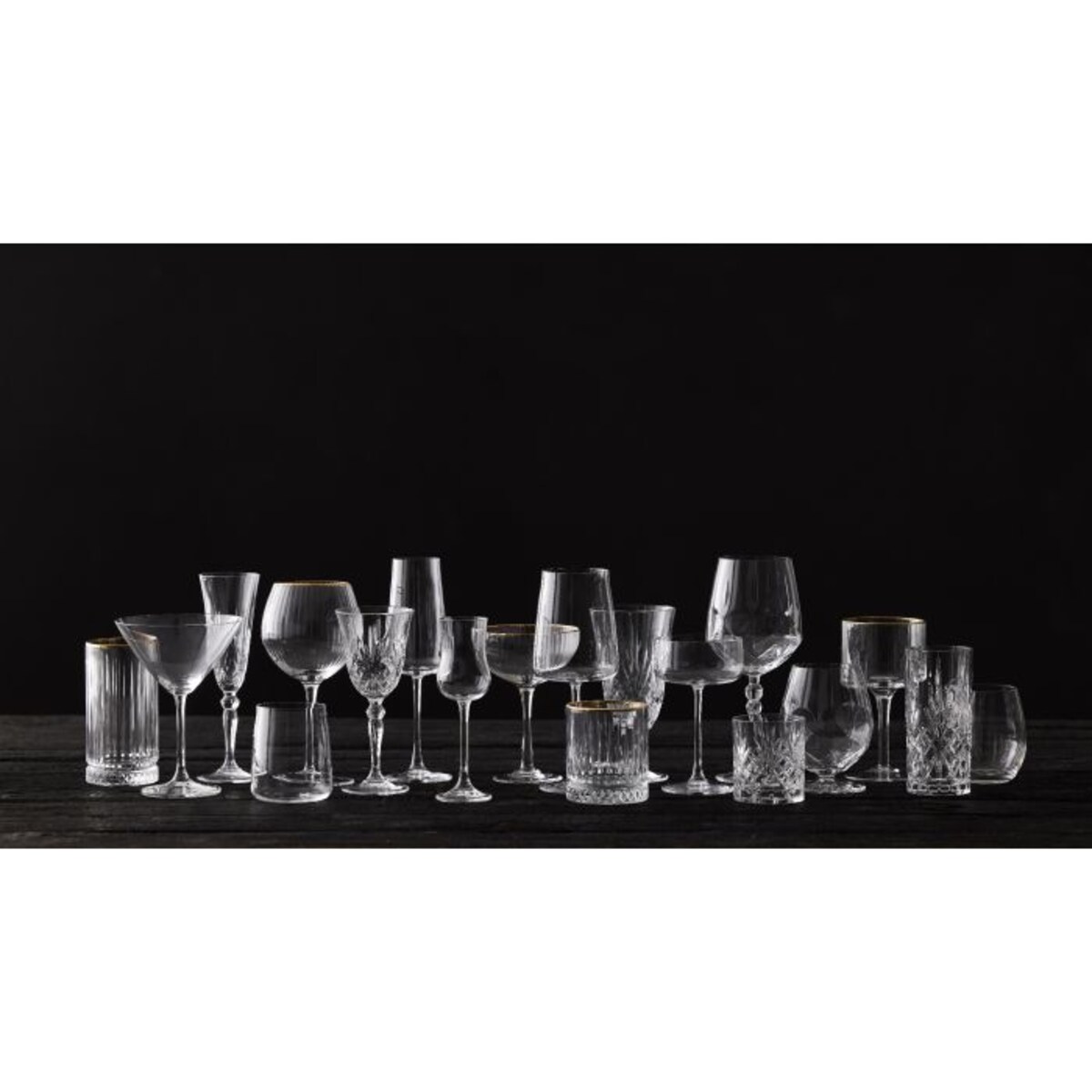 Kieliszki do szampana ze szkła kryształowego Melodia 160 ml 4 sztuki 916096