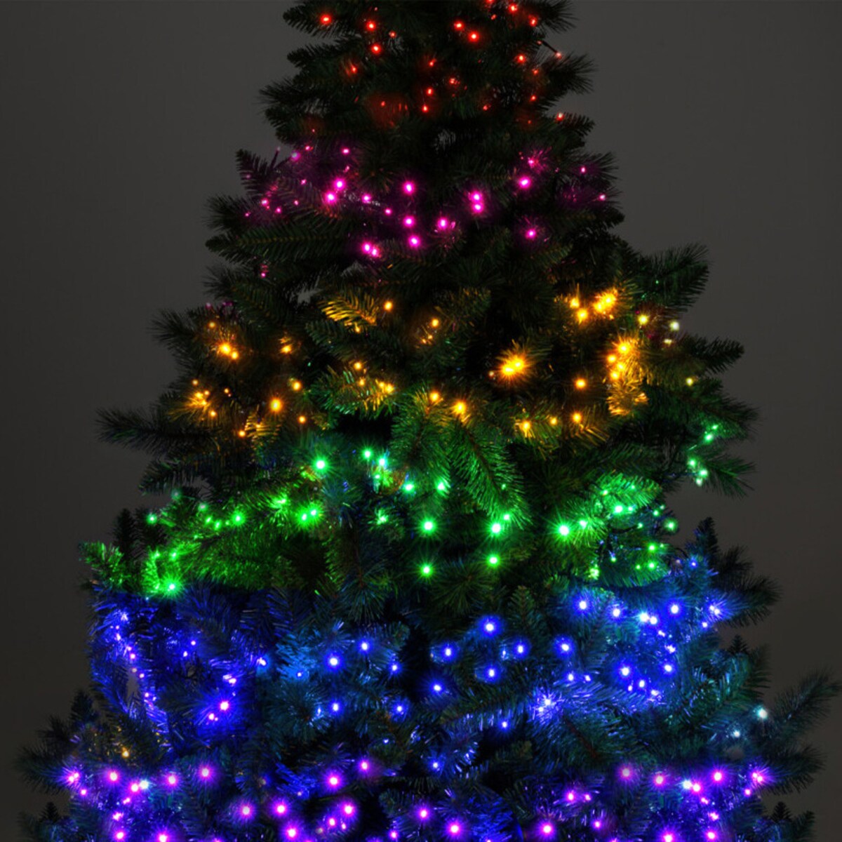 Lampki choinkowe LED z efektem bieżącej wody, 800 cm