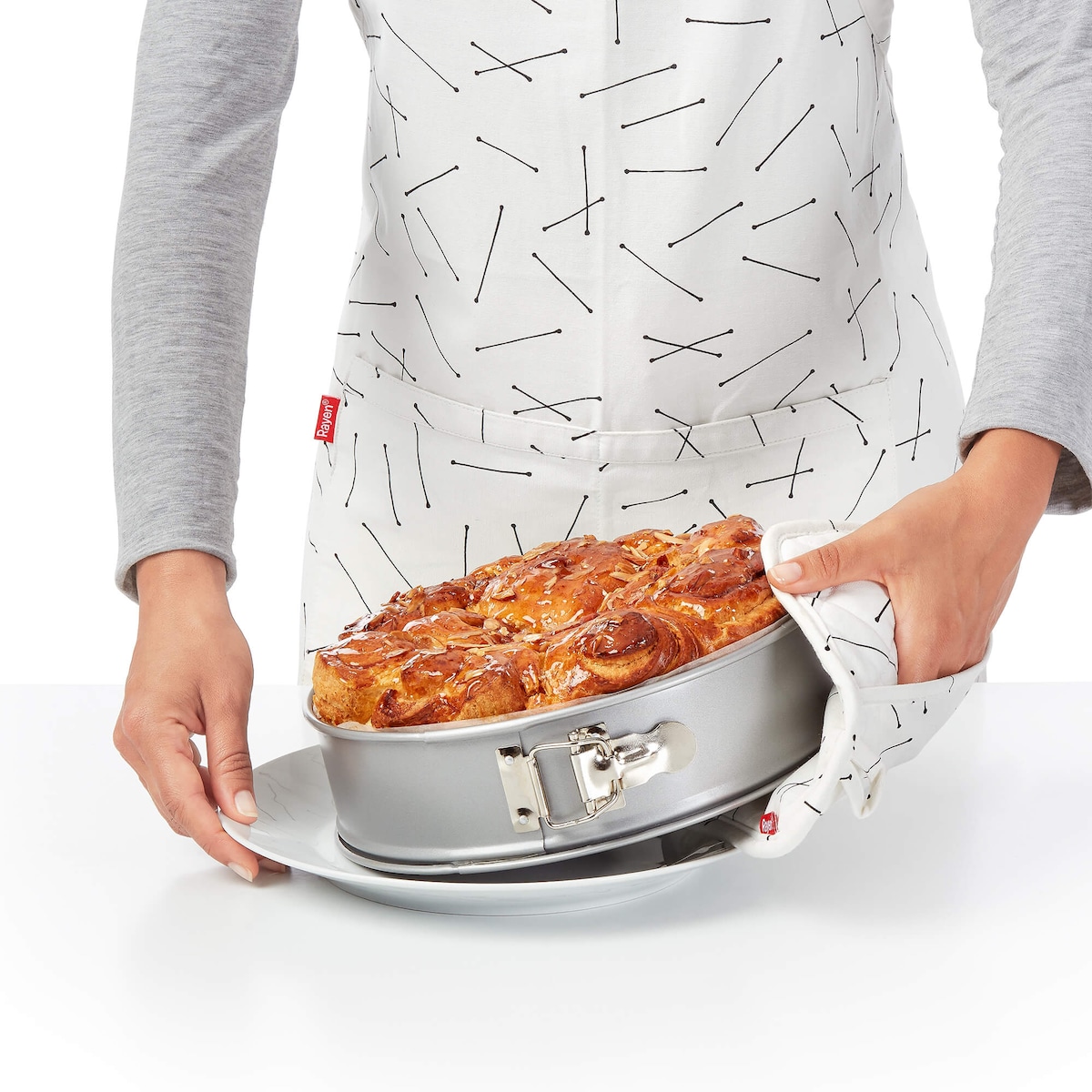 Łapka do garnków Rayen - 21 x 21 cm, Biały