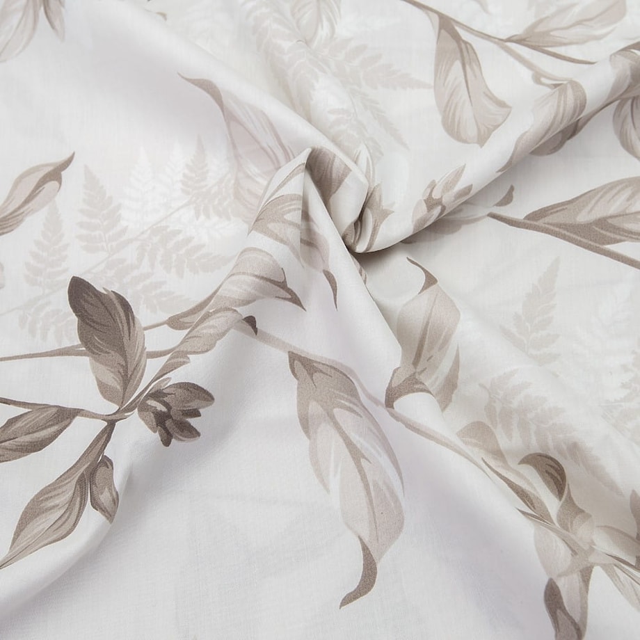 Pościel satynowa 160x200 Mass-1 w dekoracyjne kwiaty Luxury