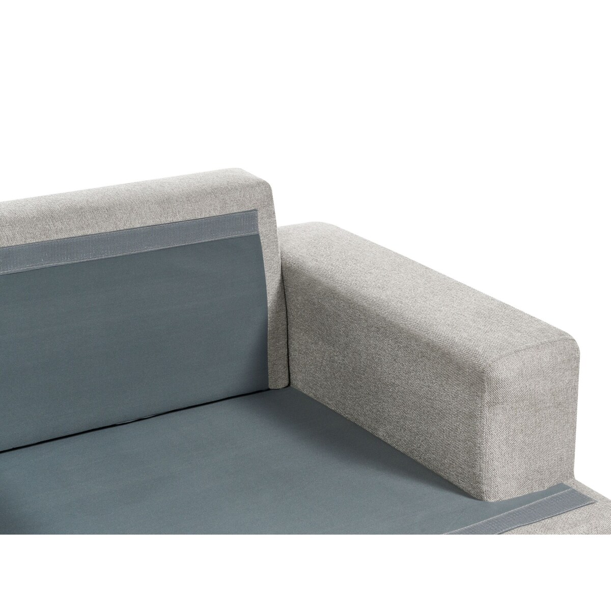 Sofa 3-osobowa jasnoszara ALLA