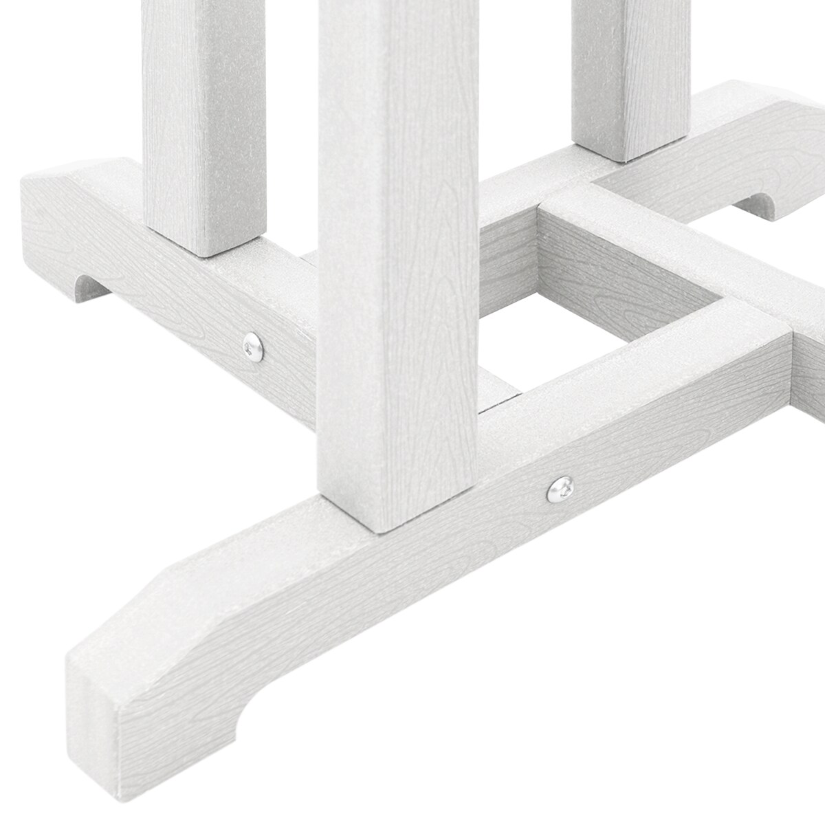 vidaXL Stół Barowy Biały 55x55x107 cm HDPE