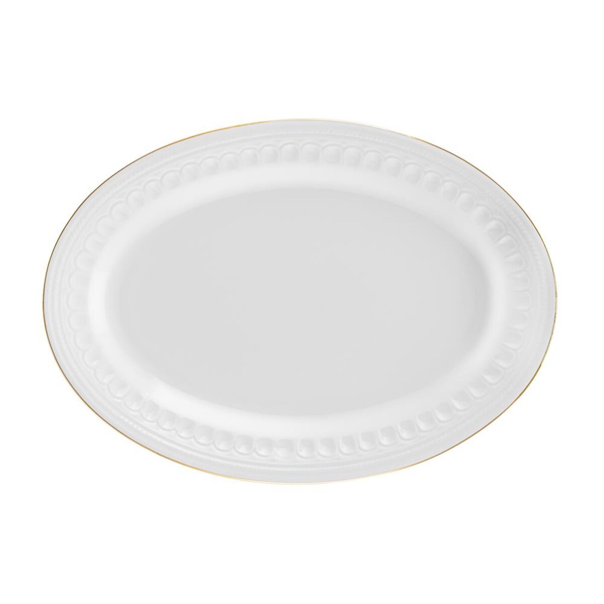 VILLA ITALIA Serwis obiadowy na 6 osób porcelanowy złota linia MESYNA GOLD