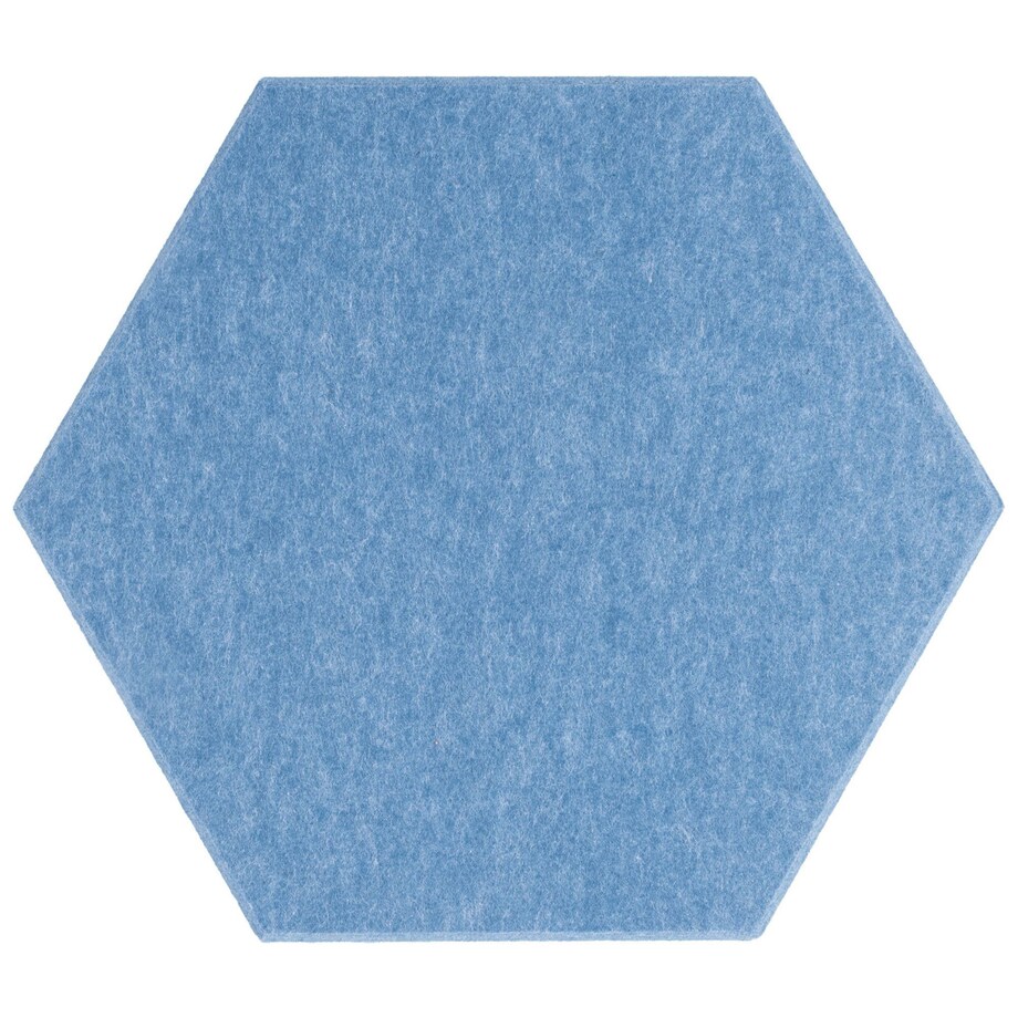 Zestaw 2 szt panel filcowy Felly 40x46 cm płytka heksagon gładki niebieski