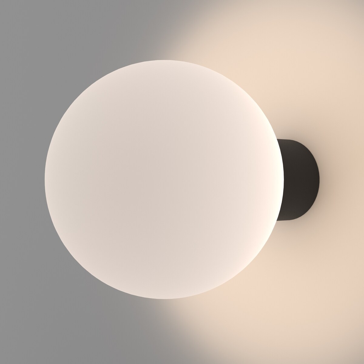 Kulisty kinkiet elewacyjny Bold O598WL-01B1 Maytoni do ogrodu IP54 czarny