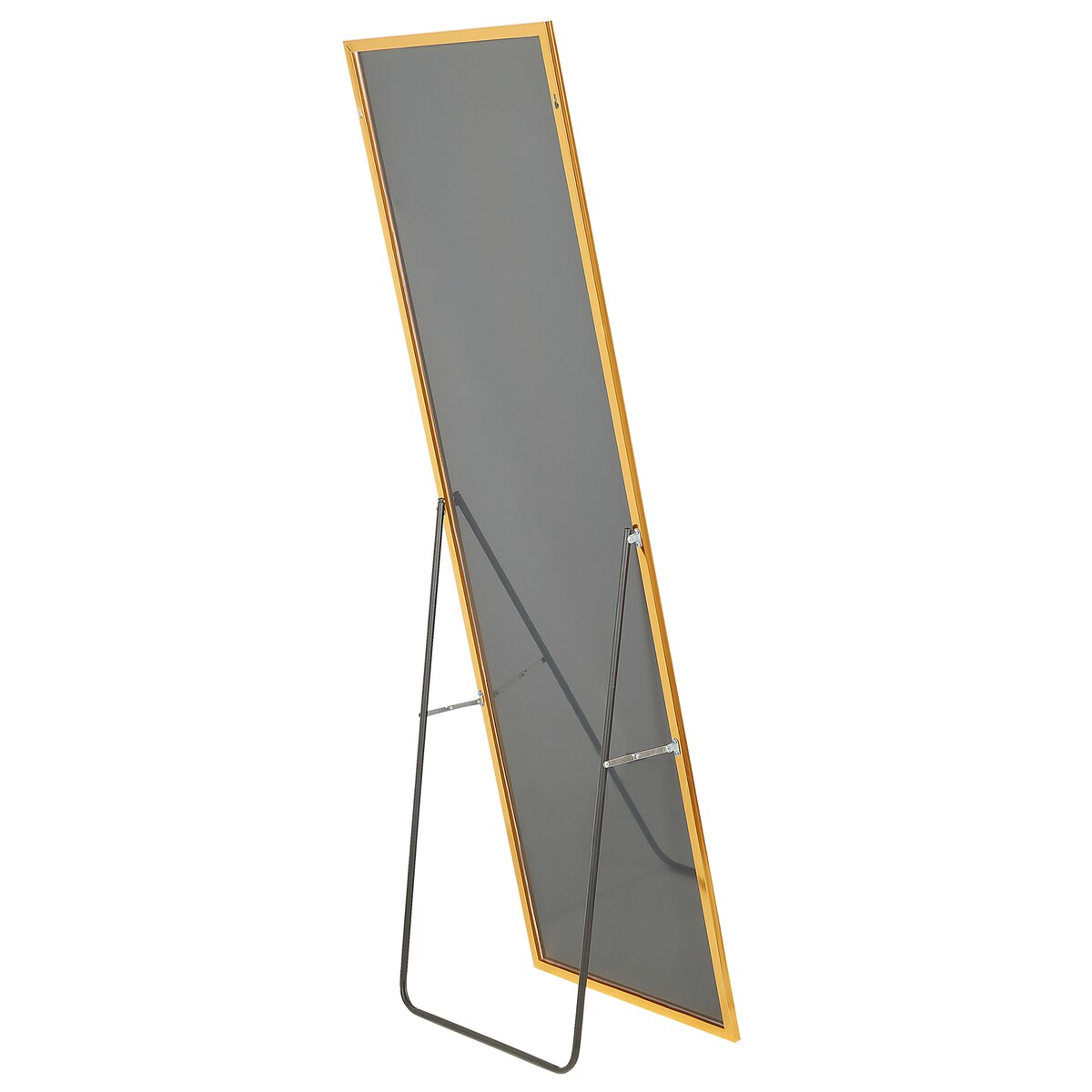 Lustro stojące BEAUVAIS 156 cm Metal Złoty