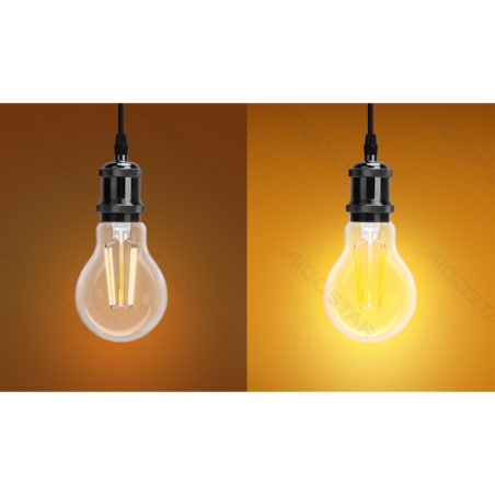 inteligentna żarówka wb a60 e27 wi-fi (bursztynowa)