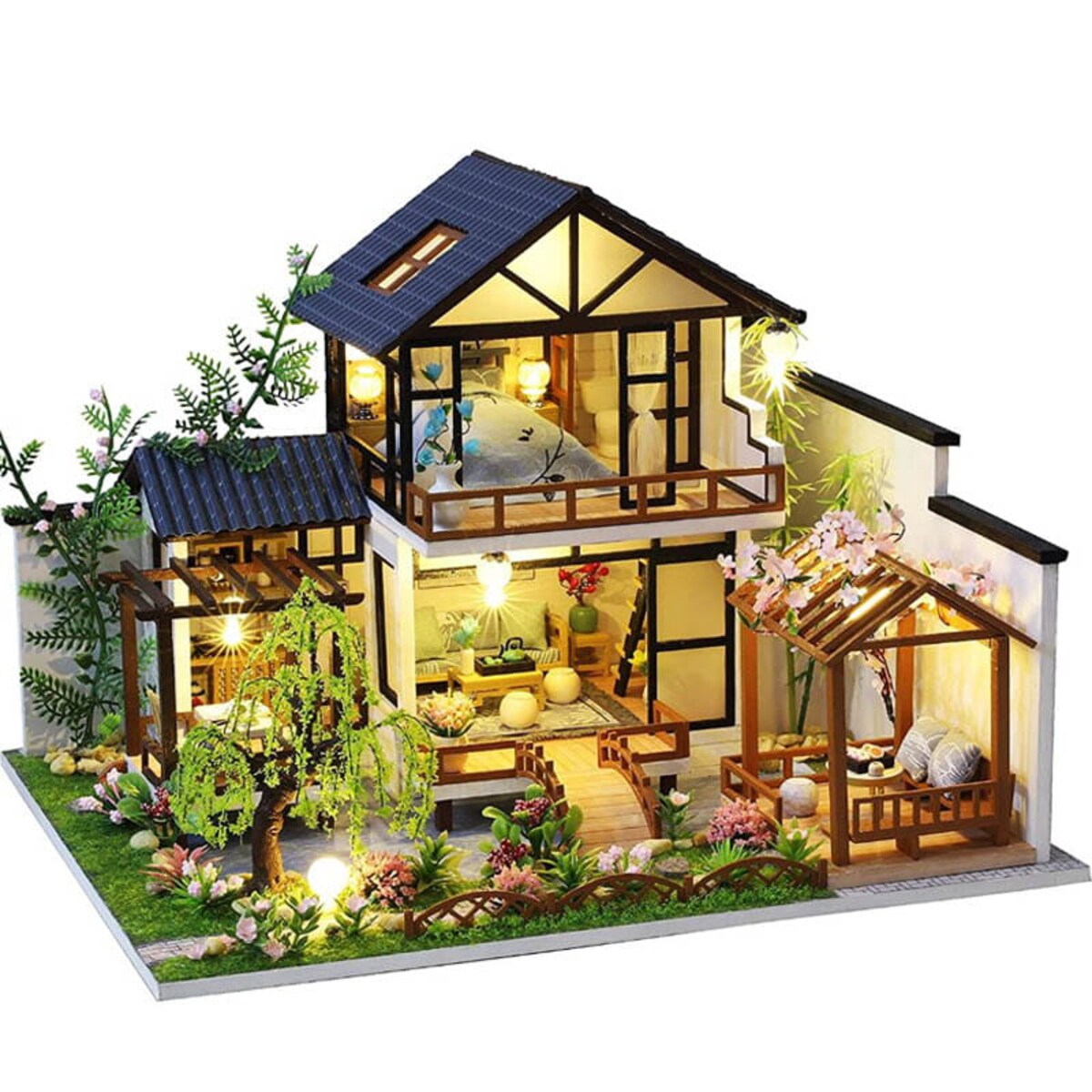 Miniaturowy domek - Przystań szeptów strumyka