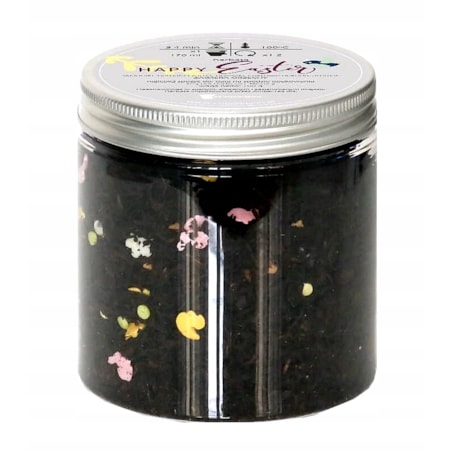 Herbata czarna sypana liściasta HAPPY EASTER prezent upominek na Wielkanoc Zajączka dla kobiety faceta