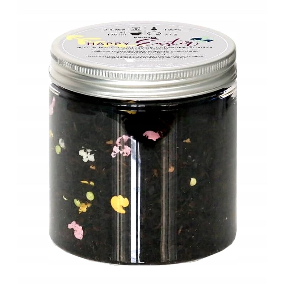 Herbata czarna sypana liściasta HAPPY EASTER prezent upominek na Wielkanoc Zajączka dla kobiety faceta