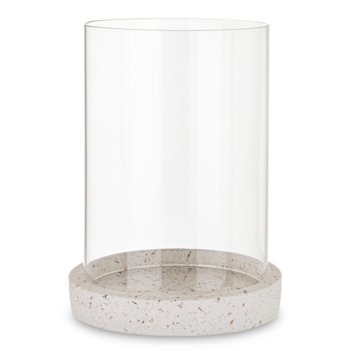 Świecznik szklany Ø 17,5x24 cm CEMENTO