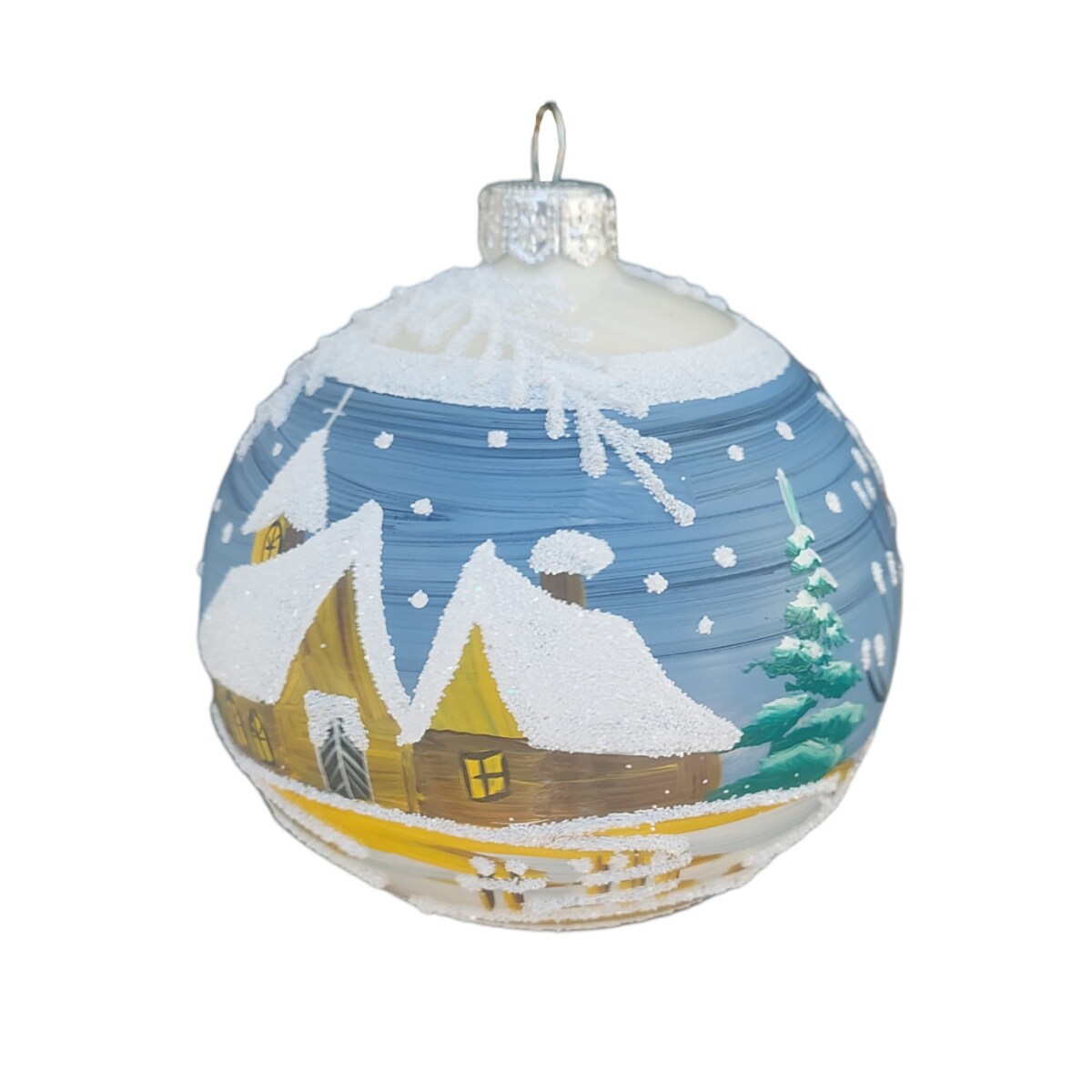 Bombka szklana 4 szt. IGLESIA Ø 120 mm