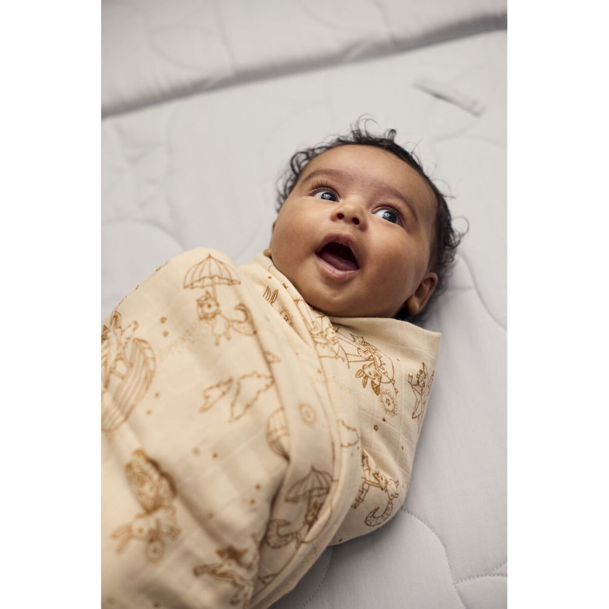 Filibabba Pieluszka muślinowa 120 x 120 cm GOTS Dreamy Adventurers