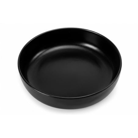 KONSIMO VICTO Elegancki zestaw obiadowy 6-osobowy w kolorze czarnym matowym (18 elementów)