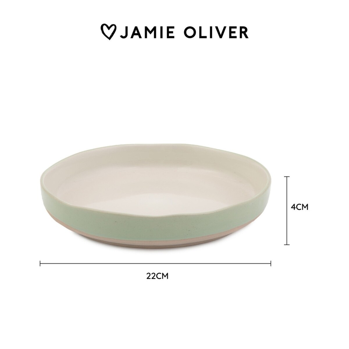 Jamie Oliver zestaw misek z kamionki 4 sztuki Big Love Dishy 22 cm
