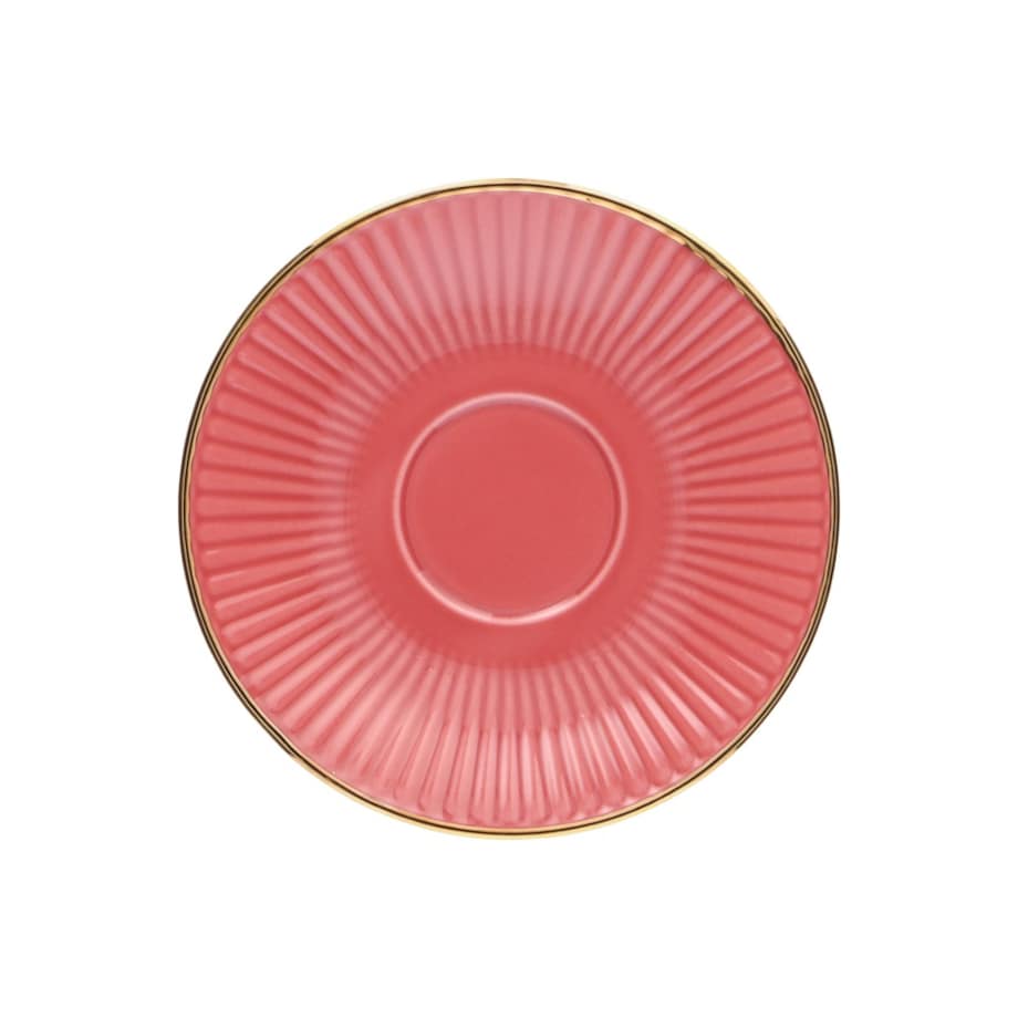 Filiżanka 250 ml ze spodkiem Dalia Koral GZ04