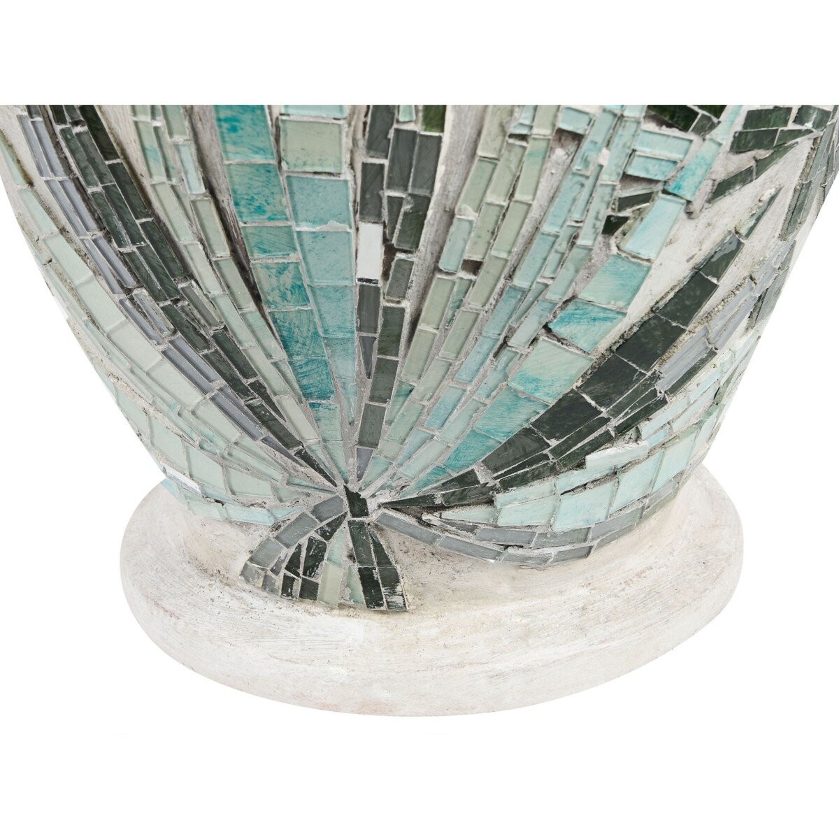 Wazon dekoracyjny z terakoty 53 cm złamana biel RAWAS