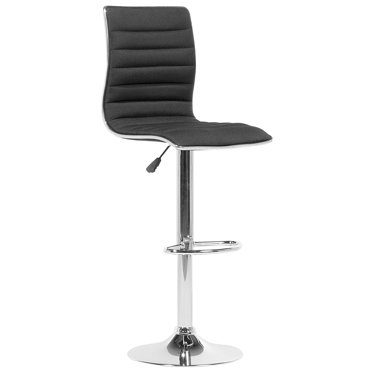 Zestaw 2 hokerów barowych regulowanych czarny LUCERNE