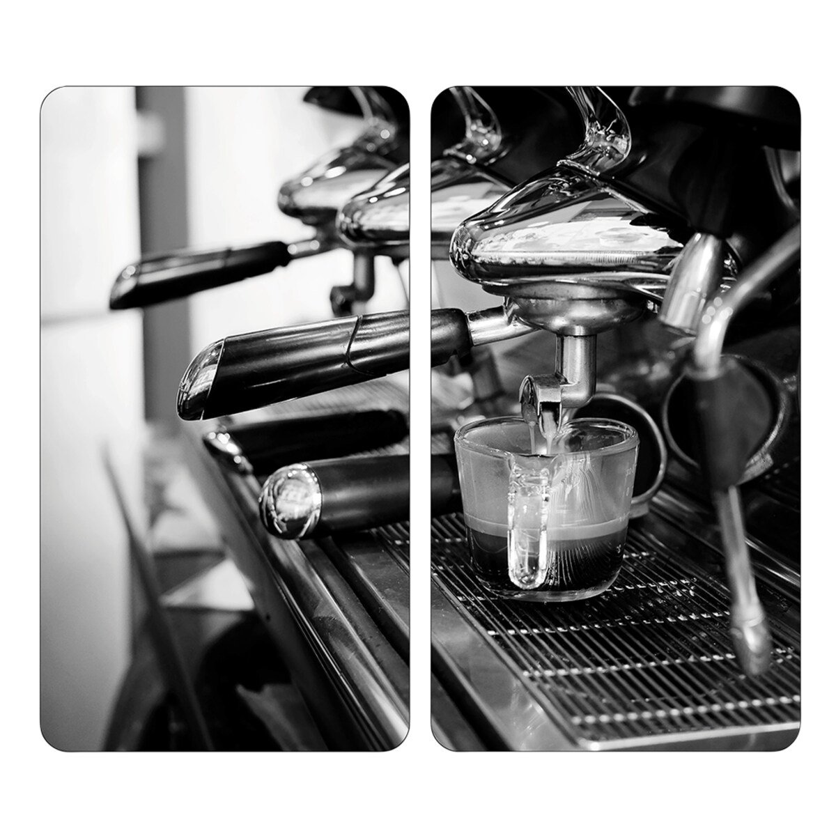 Szklane płyty kuchenne z antypoślizgowymi nóżkami, ESPRESSO