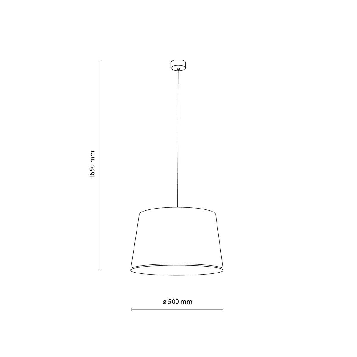 Lampa wisząca TK Lighting FORMO SABIA 11317 beżowa 50 cm E27