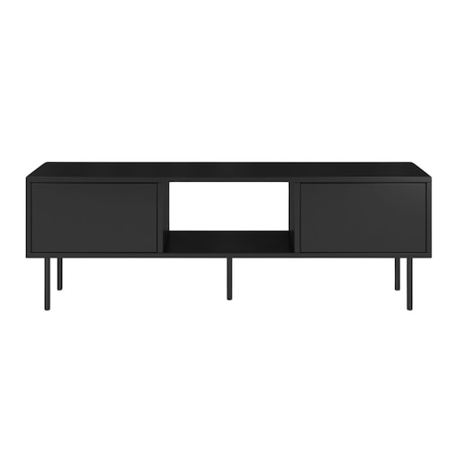 Czarna nowoczesna komoda RTV Dancan MIRKA / szer. 130 cm