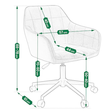 Fotel MILANO beżowy na srebrnej stopie