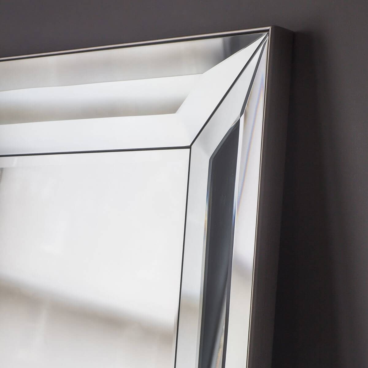 Prostokątne lustro Ferrara 5055299400500 Brilliant szkło srebrne