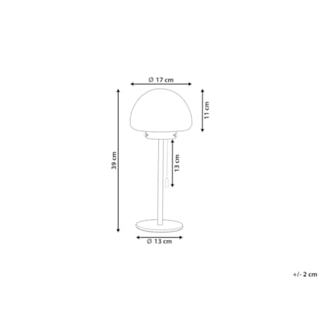 Lampa stołowa złota MORUGA