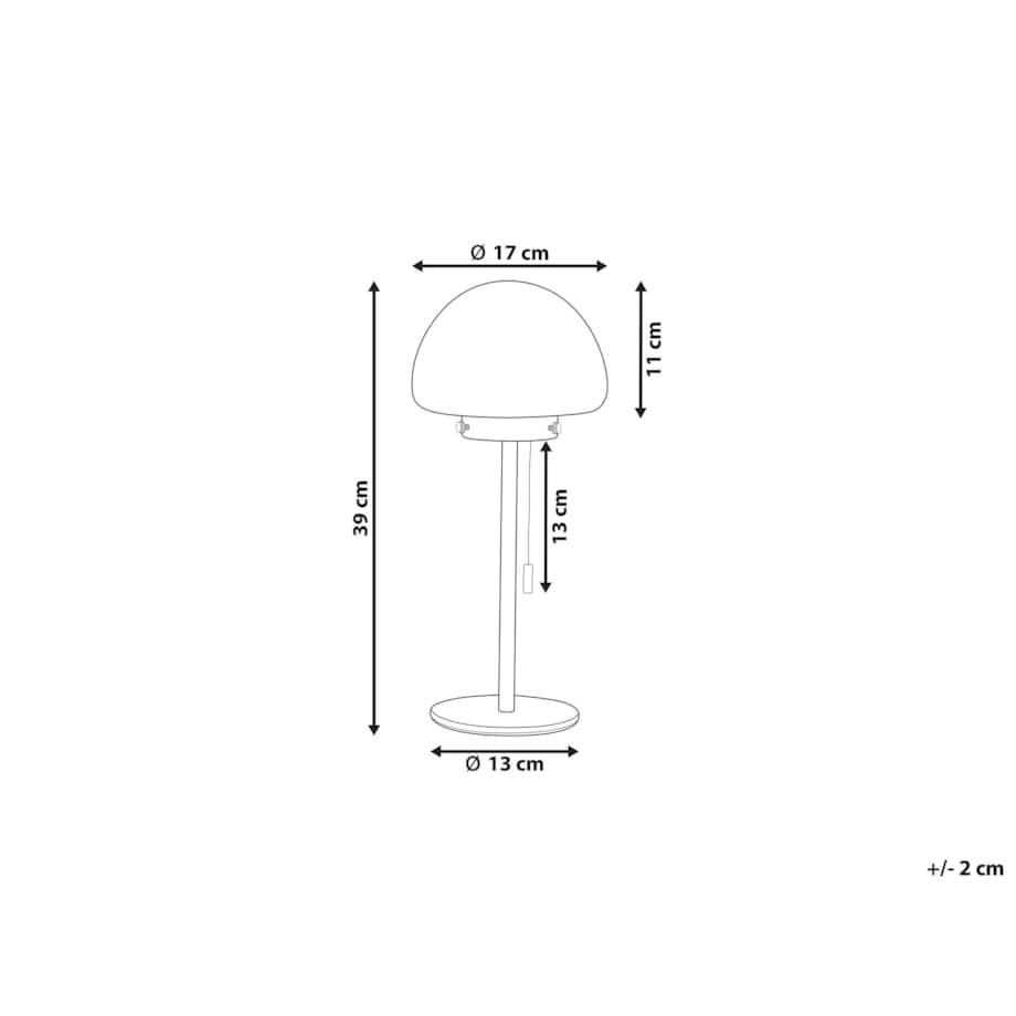 Lampa stołowa złota MORUGA