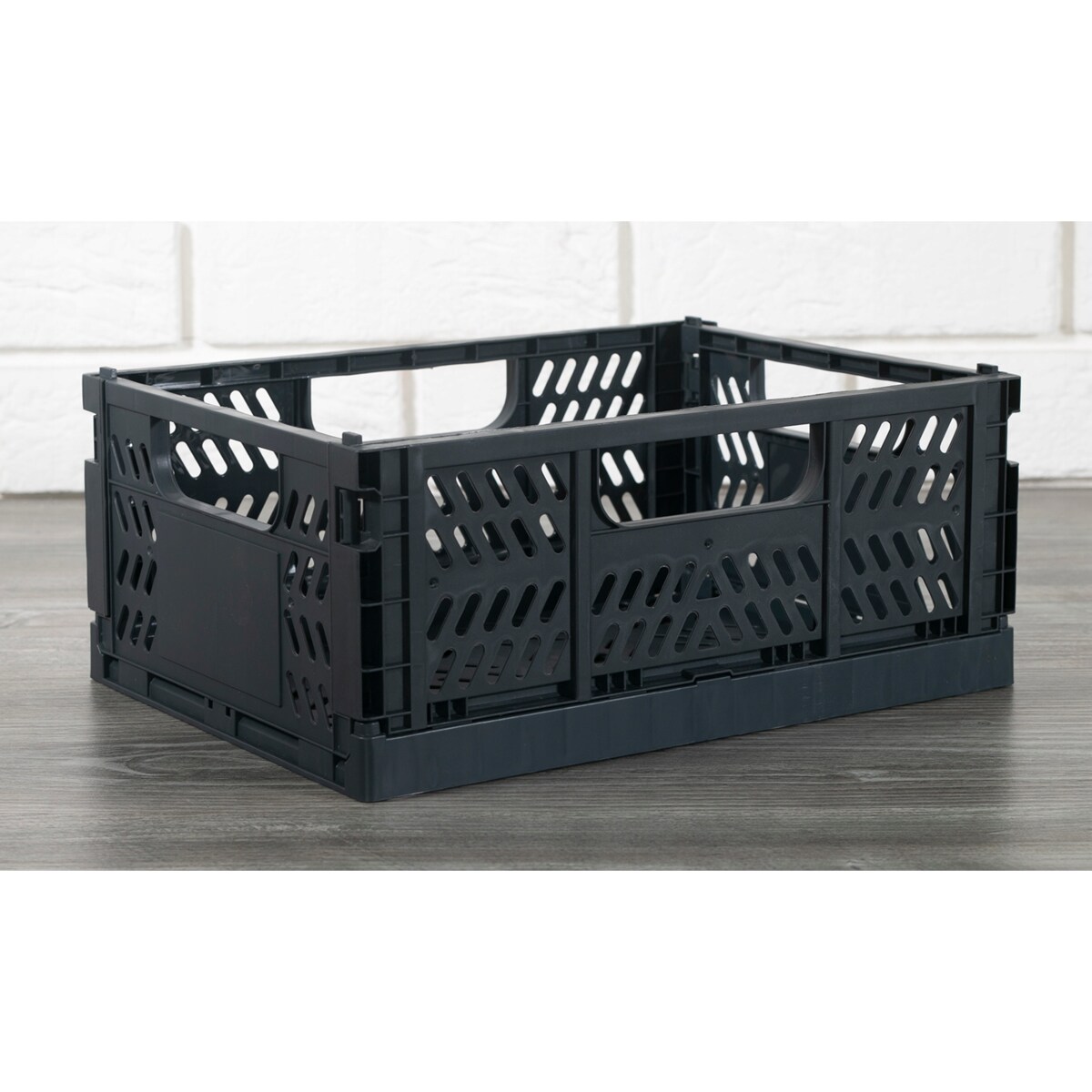 ORGANIZER skrzynka SKŁADANA szare tworzywo 29x21cm