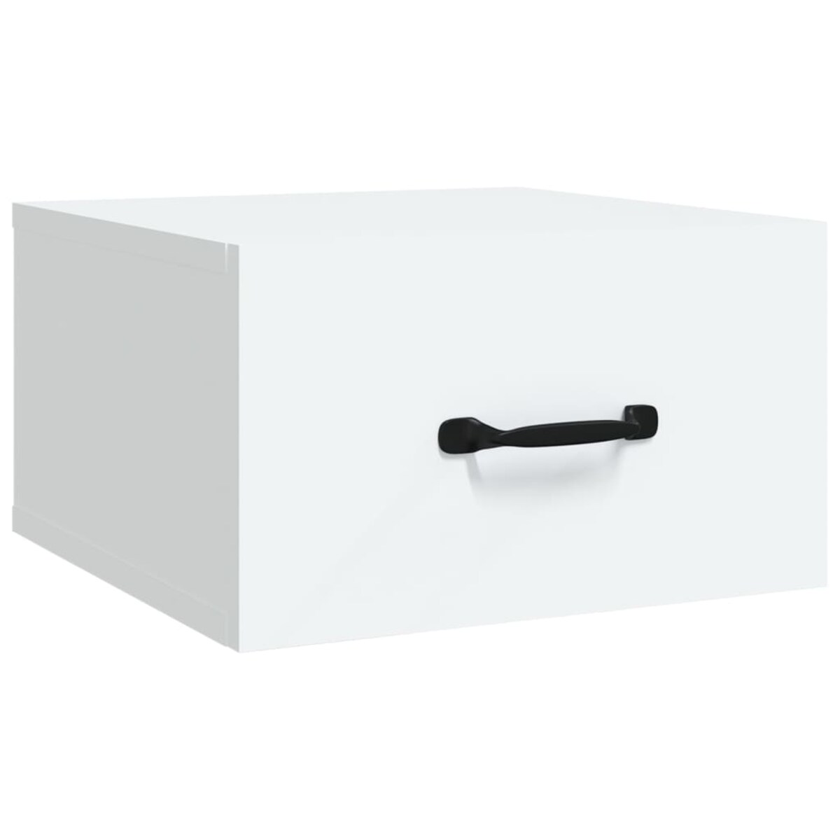 vidaXL Wisząca szafka nocna, biała, 35x35x20 cm