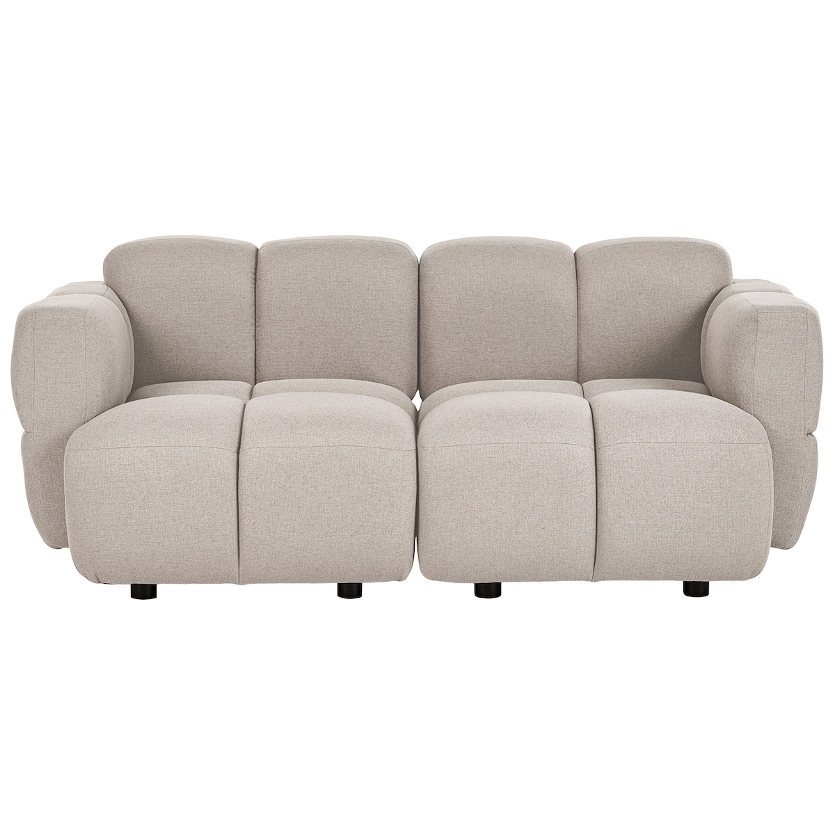 Sofa modułowa dla 2 osób MAKSABERG Beżowy