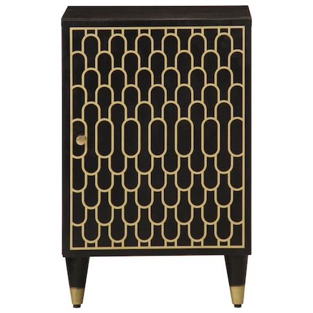 vidaXL Szafka łazienkowa, 38x33x58 cm, lite drewno mango