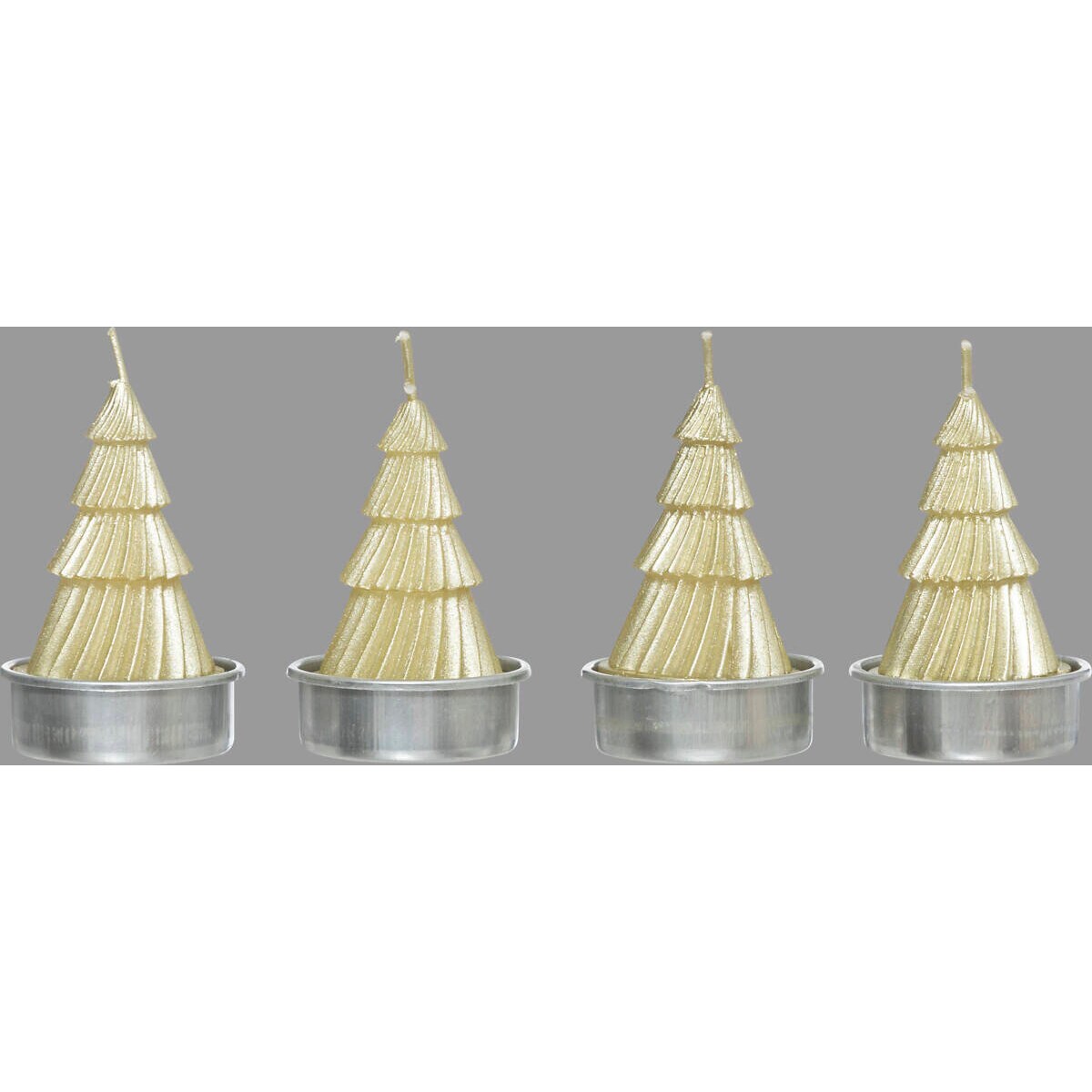 Świeczki w ksztalcie choinki, tealight, 4 sztuki