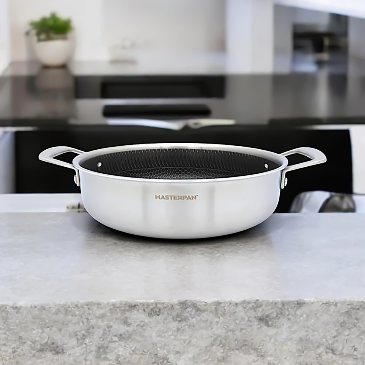 Niski Garnek Stal Nierdzewna Tri Ply 24 Cm Cm Bez Pokrywy