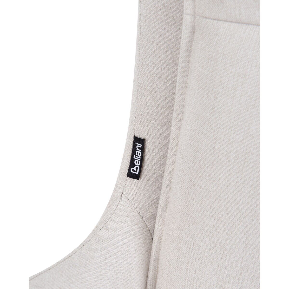 Zestaw 2 krzeseł AVELAR Jasnobeżowy