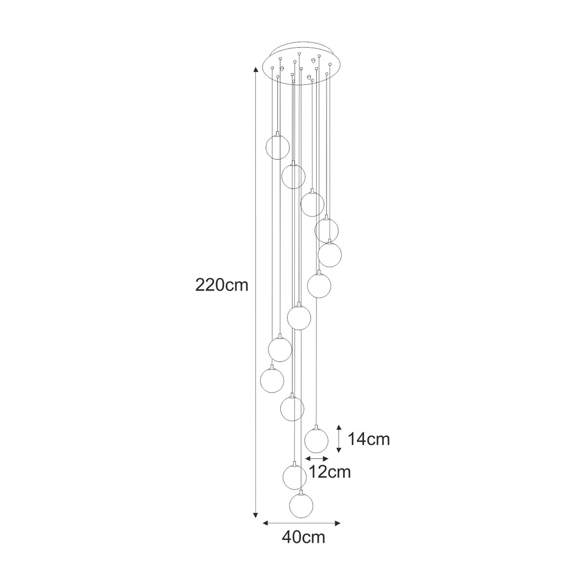 Lampa wisząca KP-29 z serii ASPEN