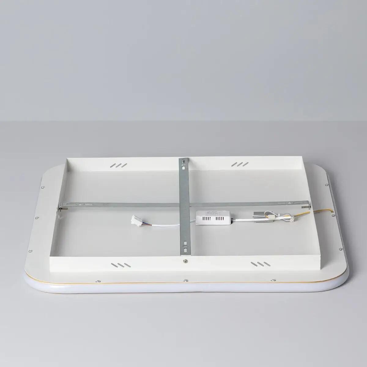 Natynkowa lampa Cerchio ABR-PLK-30W-40CM-CCT Abruzzo LED 30W 3000-6000K biały złoty