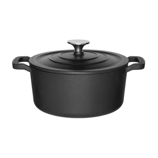 Żeliwny kociołek z pokrywką, Ø 20 cm