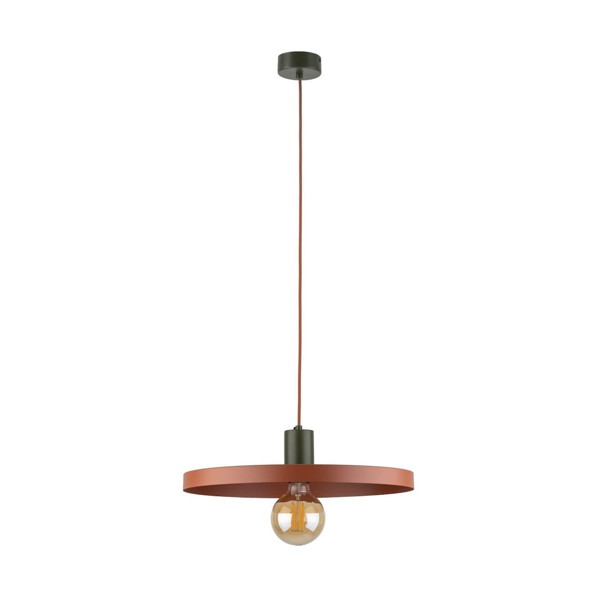 Lampa Wisząca SILA Green Brick 40 cm 10750 TK Lighting